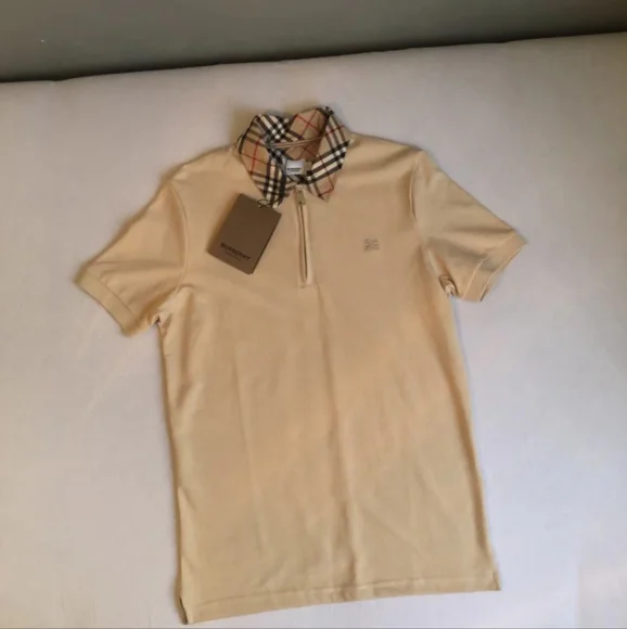 ♤♤Burberry cream polo●●